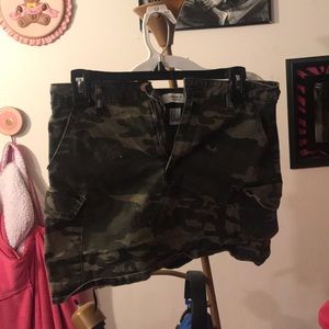 Camouflage skirt